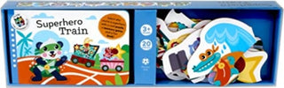 Supplemental image for 9788742554111 - Superhero Train (Learning Train)