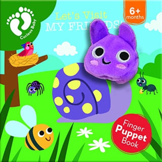 Cover image for 9788742554456 - Let's Visit My Friends (Curious Baby Finger Puppet)