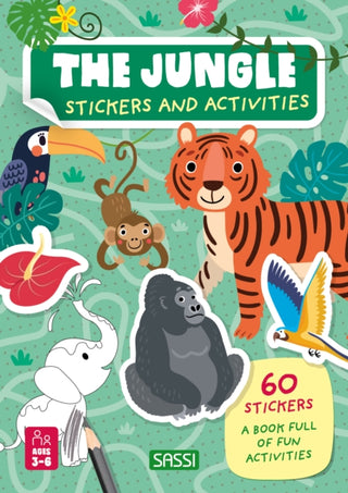 Cover image for 9788830313286 - Stickers and Activities. The Jungle