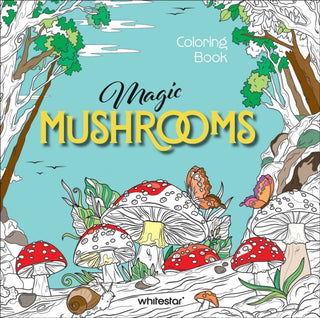 Supplemental image for 9788854421820 - Magic Mushrooms Colouring Book