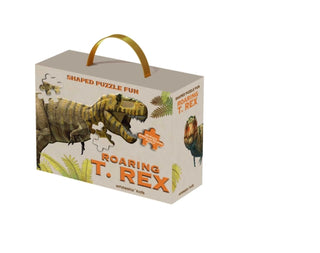Cover image for 9788854422124 - Shaped Puzzle Fun: Roaring T. Rex