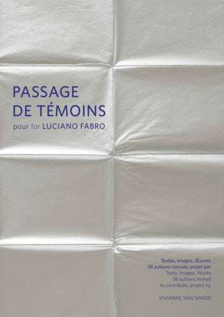 Cover image for 9788874399857 - Passage de temoins pour Luciano Fabro