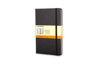 Cover image for 9788883701122 - Moleskine Classic Notebook, Large, Ruled, Black, Hard Cover (5 x 8.25)