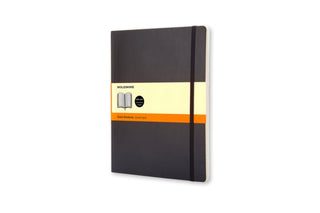 Cover image for 9788883707223 - Moleskine Soft Extra Large Ruled Notebook Black