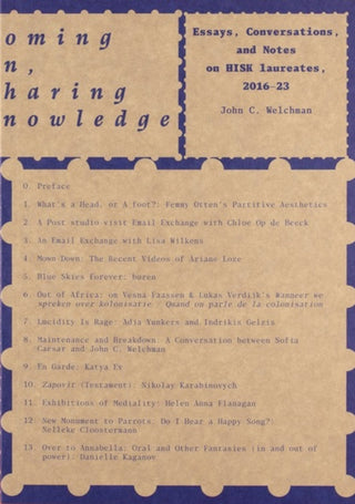 Cover image for 9789083532523 - Homing In, Sharing Knowledge