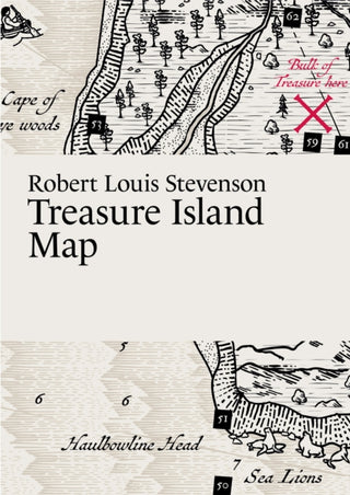 Cover image for 9789152721742 - Robert Louis Stevenson, Treasure Island Map