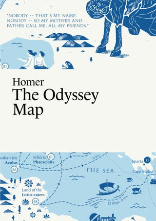 Cover image for 9789152770955 - Homer, The Odyssey Map