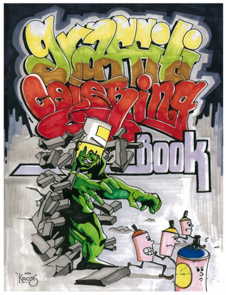 Supplemental image for 9789185639083 - Graffiti Coloring Book