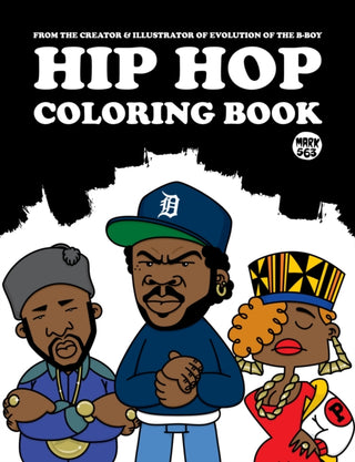 Cover image for 9789185639830 - Hip Hop Coloring Book