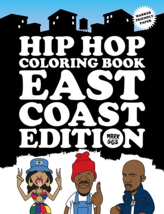 Cover image for 9789188369369 - Hip Hop Coloring Book East Coast Edition