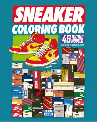 Supplemental image for 9789188369437 - Sneaker Coloring Book