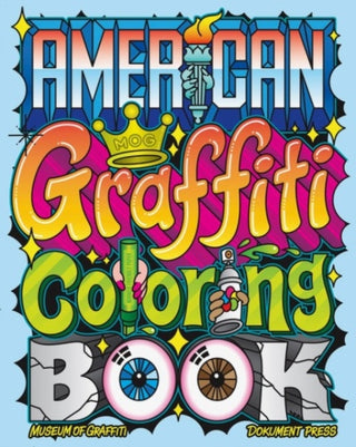 Supplemental image for 9789188369581 - American Graffiti Coloring Book