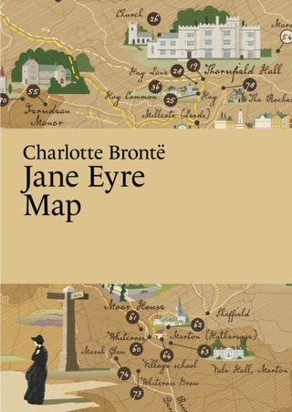 Cover image for 9789198945607 - Charlotte Bronte, Jane Eyre Map