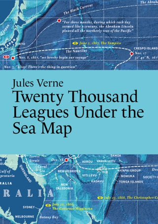 Supplemental image for 9789198945614 - Jules Verne, Twenty Thousand Leagues Under the Sea Map