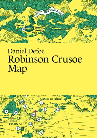 Cover image for 9789198945621 - Daniel Defoe, Robinson Crusoe Map