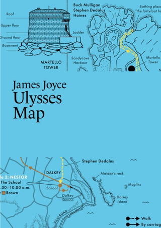 Cover image for 9789198945652 - James Joyce, Ulysses Map