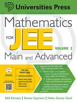 Cover image for 9789349750043 - Mathematics for JEE Main and Advanced