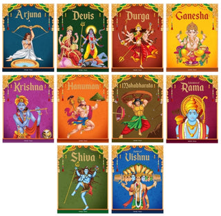 Cover image for 9789354400506 - Tales from Indian Mythology (Collection of 10 Books) Story Books for Kids
