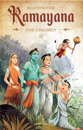 Cover image for 9789354400889 - Illustrated Ramayana For Children