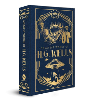 Cover image for 9789354401107 - Greatest Works of H.G. Wells (Deluxe Hardbound Edition)