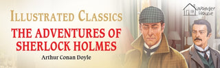 Cover image for 9789354402449 - Adventures of Sherlock Holmes : Illustrated Abridged Children Classic English Novel with Review , The