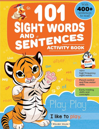 Cover image for 9789354402876 - 101 SIDE WORDS AND SENTENCE ACTIVITY BOOKS