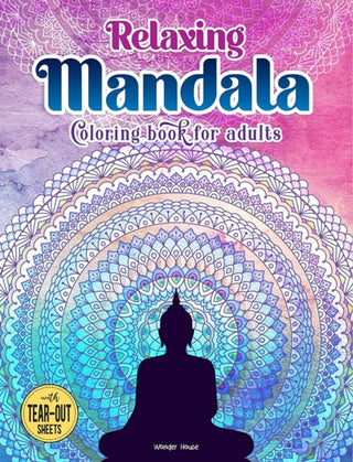 Cover image for 9789354404863 - Relaxing Mandala Coloring Book for Adults