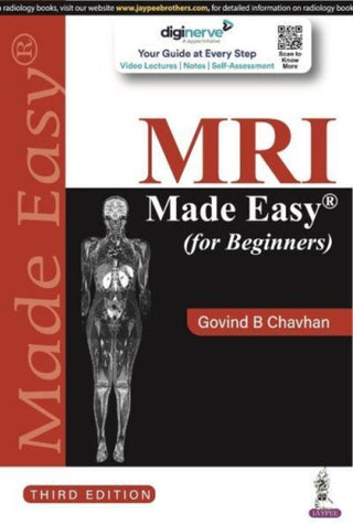 Cover image for 9789354655593 - MRI Made Easy (for Beginners)