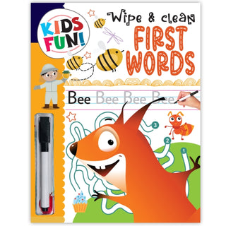 Cover image for 9789355413666 - Kids Fun! Reusable Wipe And Clean Book - Have Fun With Sums And Enhance Early Learning Skills Through Playful Interaction