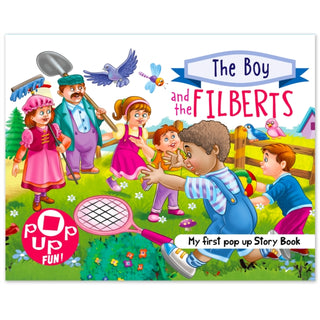 Cover image for 9789355413826 - Pop Up Fun! My First Pop Up Story Book: The Boy And The Filberts - Pop Up Stories For Kids