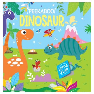 Cover image for 9789355414007 - Peekaboo! Dinosaurs: Lift A Flap Board Book For Kids