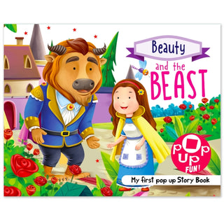 Cover image for 9789355414076 - Pop Up Fun! My First Pop Up Story Book: Beauty And The Beast - Pop Up Stories For Kids