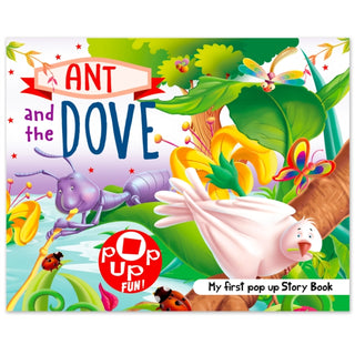 Cover image for 9789355414335 - Pop Up Fun! My First Pop Up Story Book: Ant And The Dove - Pop Up Stories For Kids