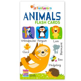 Cover image for 9789355414939 - Animals 30 Flash Cards Box