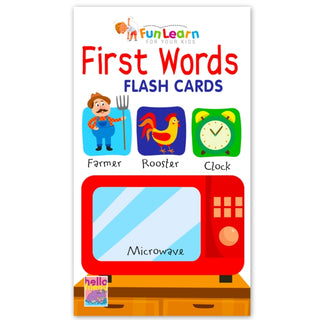 Cover image for 9789355415059 - First Words 30 Flash Cards Box
