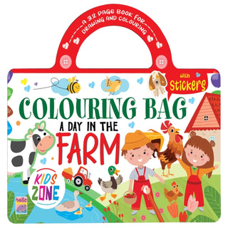 Cover image for 9789355415554 - A Day In The Farm Colouring Bag