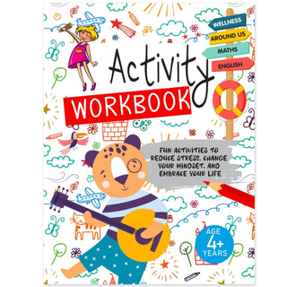 Cover image for 9789355415820 - The Ultimate Activty Workbook: Fun, Interactive And Brain Boosting Activities For Kids 4+ Years