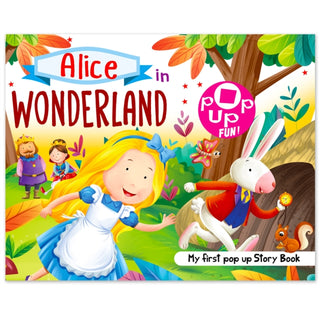 Cover image for 9789355416018 - Pop Up Fun! My First Pop Up Story Book: Alice In Wonderland - Pop Up Stories For Kids
