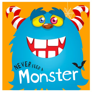 Cover image for 9789355416247 - Never Feed A Monster: Interactive Board Book With Felt For Kids