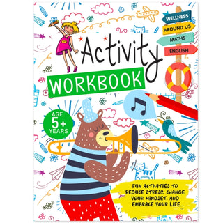 Cover image for 9789355416285 - The Ultimate Activty Workbook: Fun, Interactive And Brain Boosting Activities For Kids 5+ Years