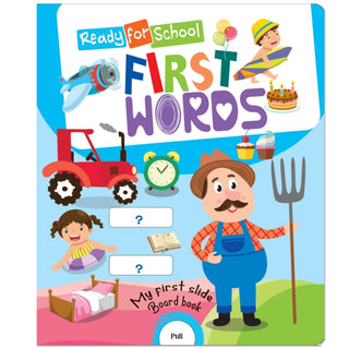 Cover image for 9789355417244 - Ready For School: First Words - Slide And See Board Book