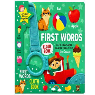 Cover image for 9789355418470 - My First Words Cloth Book For Early Learning And Interactive Education For Kids