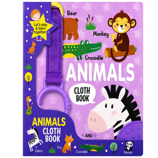 Cover image for 9789355418494 - Fun With Animals - Cloth Book For Early Learning And Interactive Education