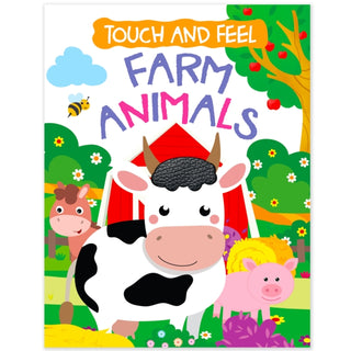 Cover image for 9789355418630 - Touch And Feel Board Book: Farm Animals- Interactive Touch & Feel Book For Kids