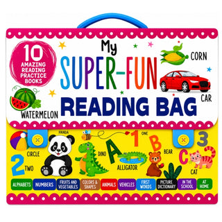 Cover image for 9789355419071 - My Super Fun Reading Bag: Set Of 10 Amazing Reading Practice Books - Perfect For Kids, Travel And Gifting / Return Gifts