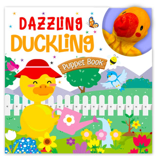 Cover image for 9789355419194 - Finger Puppet Board Book: Dazzling Duckling- Story Board Book With Finger Puppet For Children