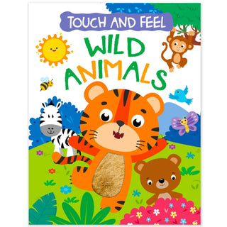 Cover image for 9789355419361 - Touch And Feel Board Book: Wild Animals- Interactive Touch & Feel Book For Kids