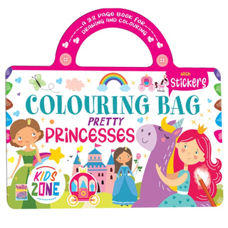 Cover image for 9789355419965 - Pretty Princesses Colouring Bag