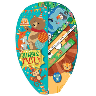 Cover image for 9789365153392 - Jungle Party Stationery Set