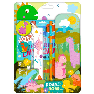 Cover image for 9789365154139 - Roar Roar Stationery Set